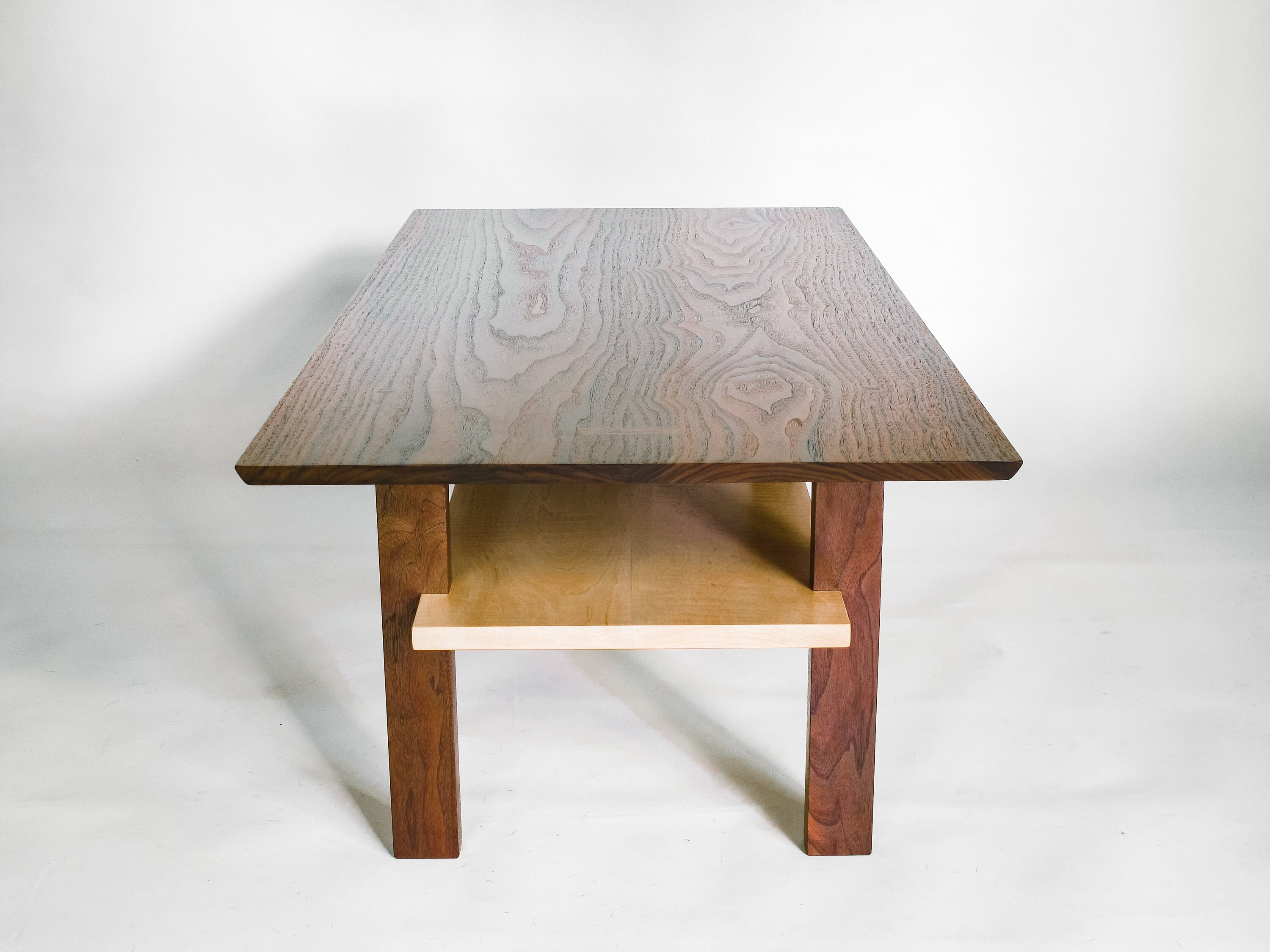 Classic Coffee Table Narrow Living Room Table With Shelf - Etsy