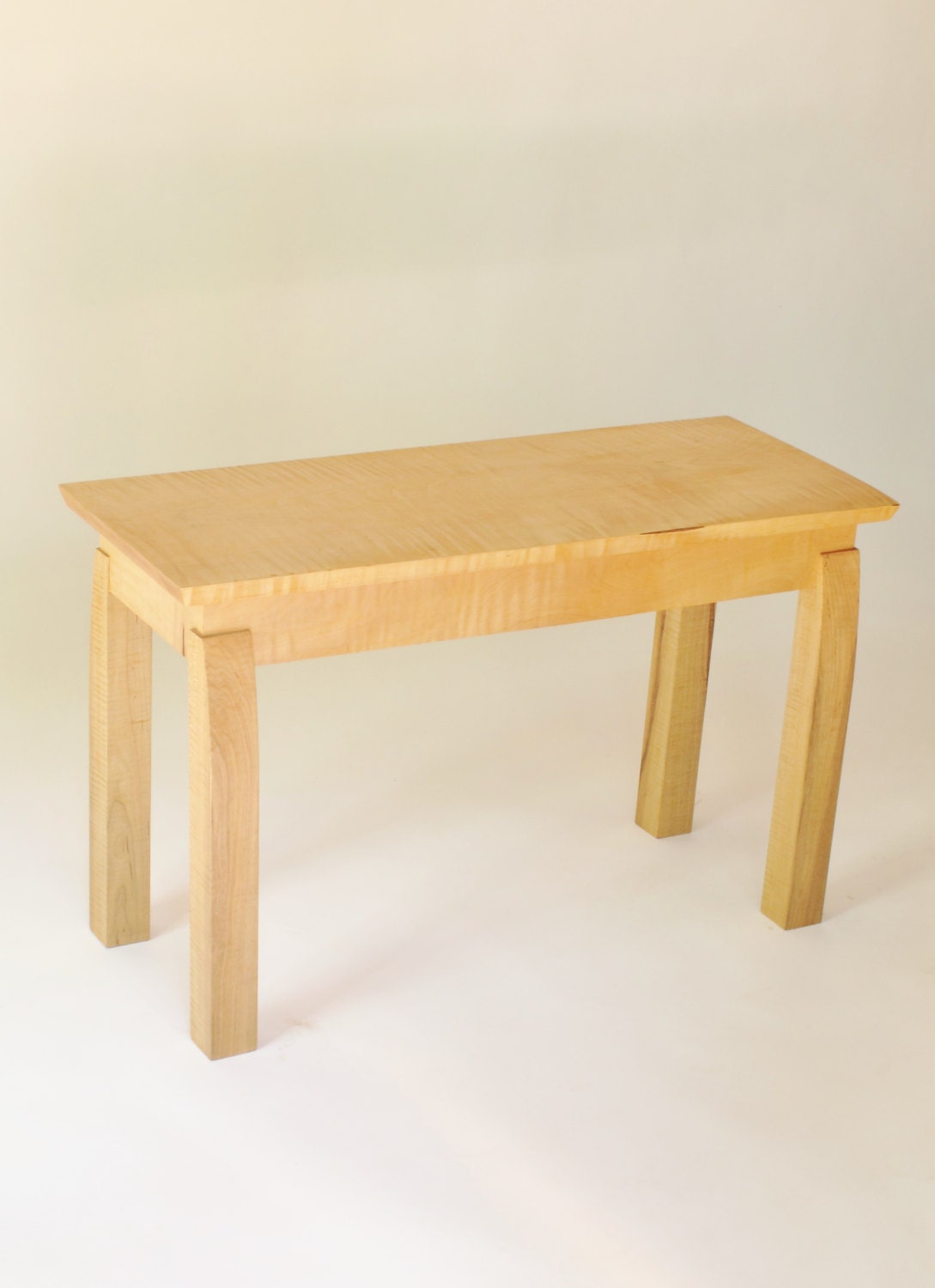 Elegante banco de madera estrecha: banco estrecho para | Etsy