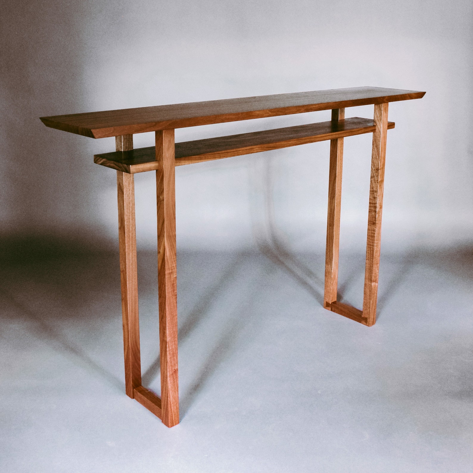 Modern Wood Narrow Hallway Table Narrow Console Table Side Etsy