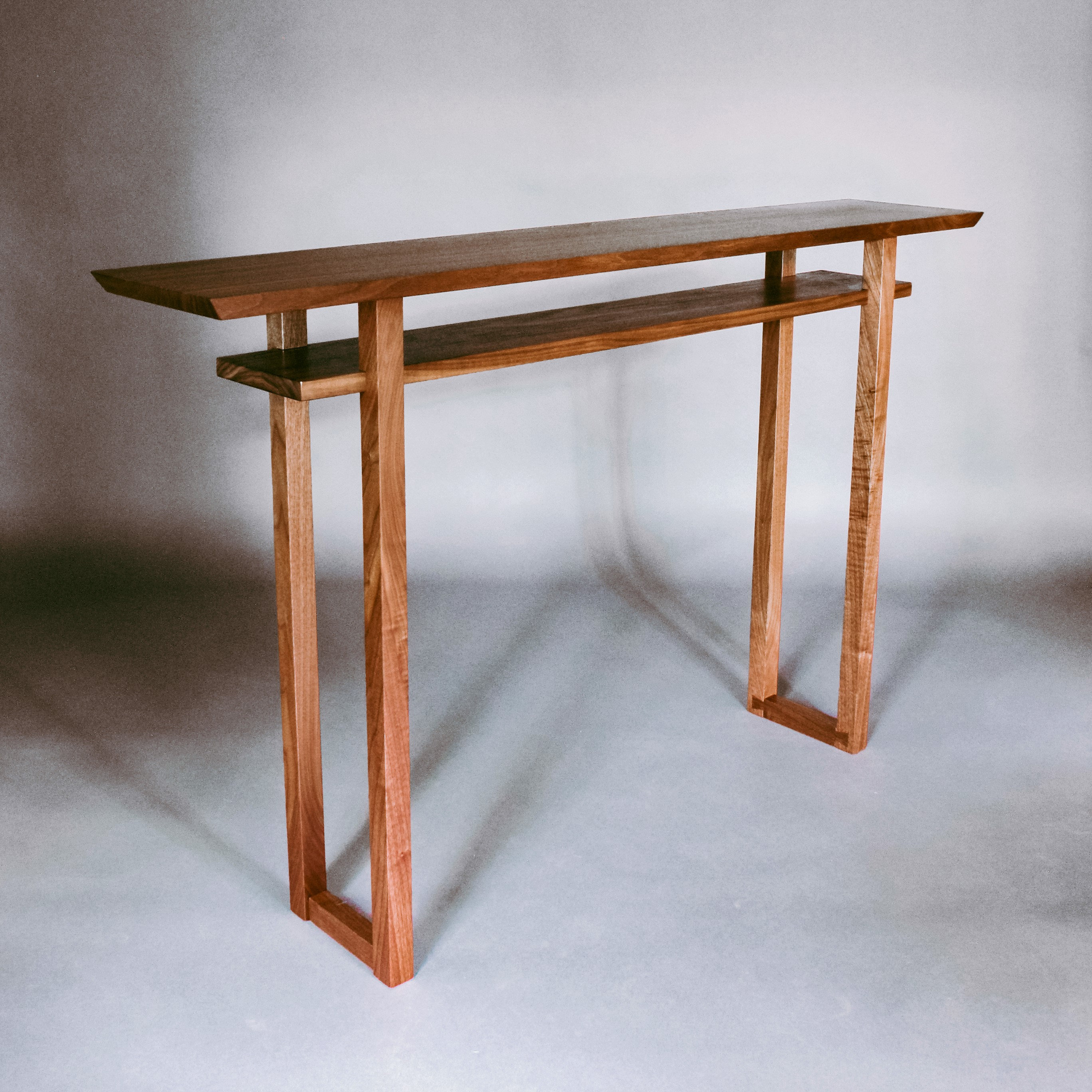Modern Wood Narrow Hallway Table: Narrow Console Table Side - Etsy ...
