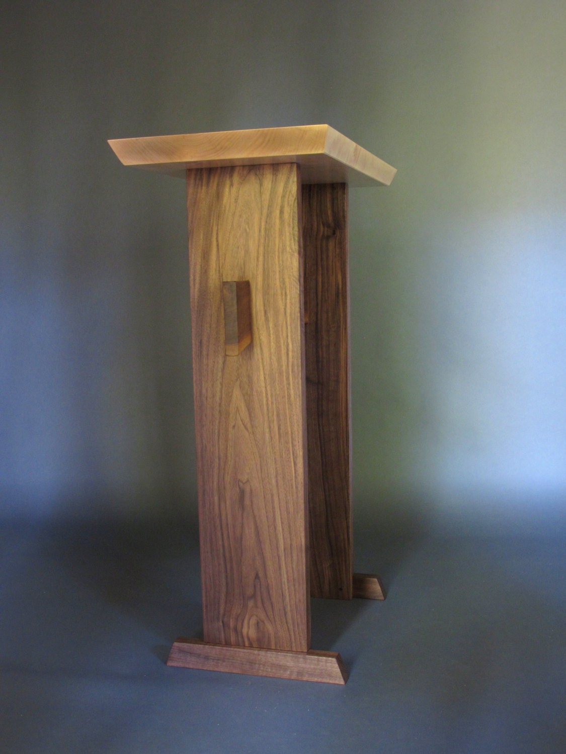 Stand up Desk: Modern Wood Writing Desk Tall Desk for - Etsy