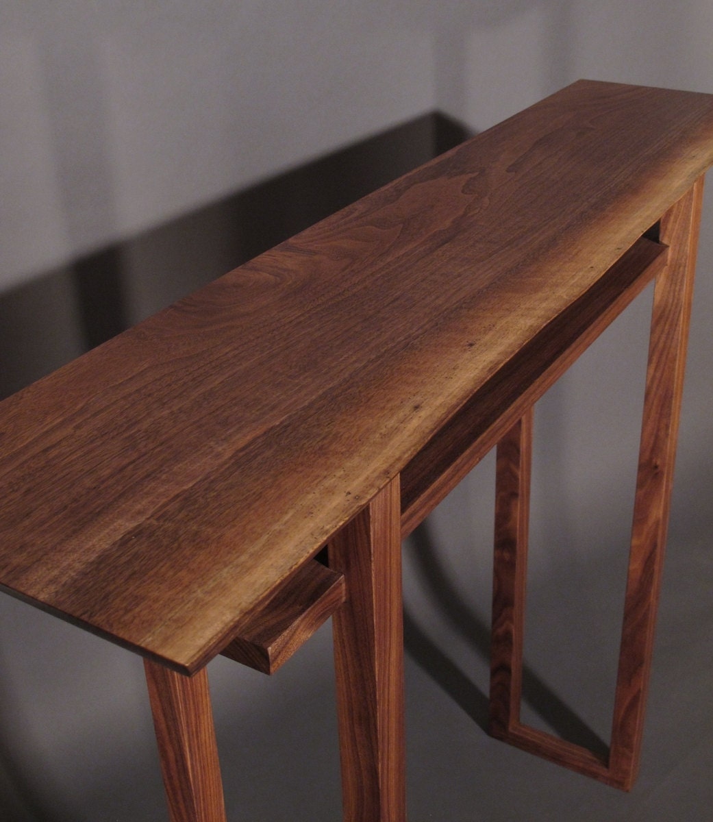 Thin modern sale console table