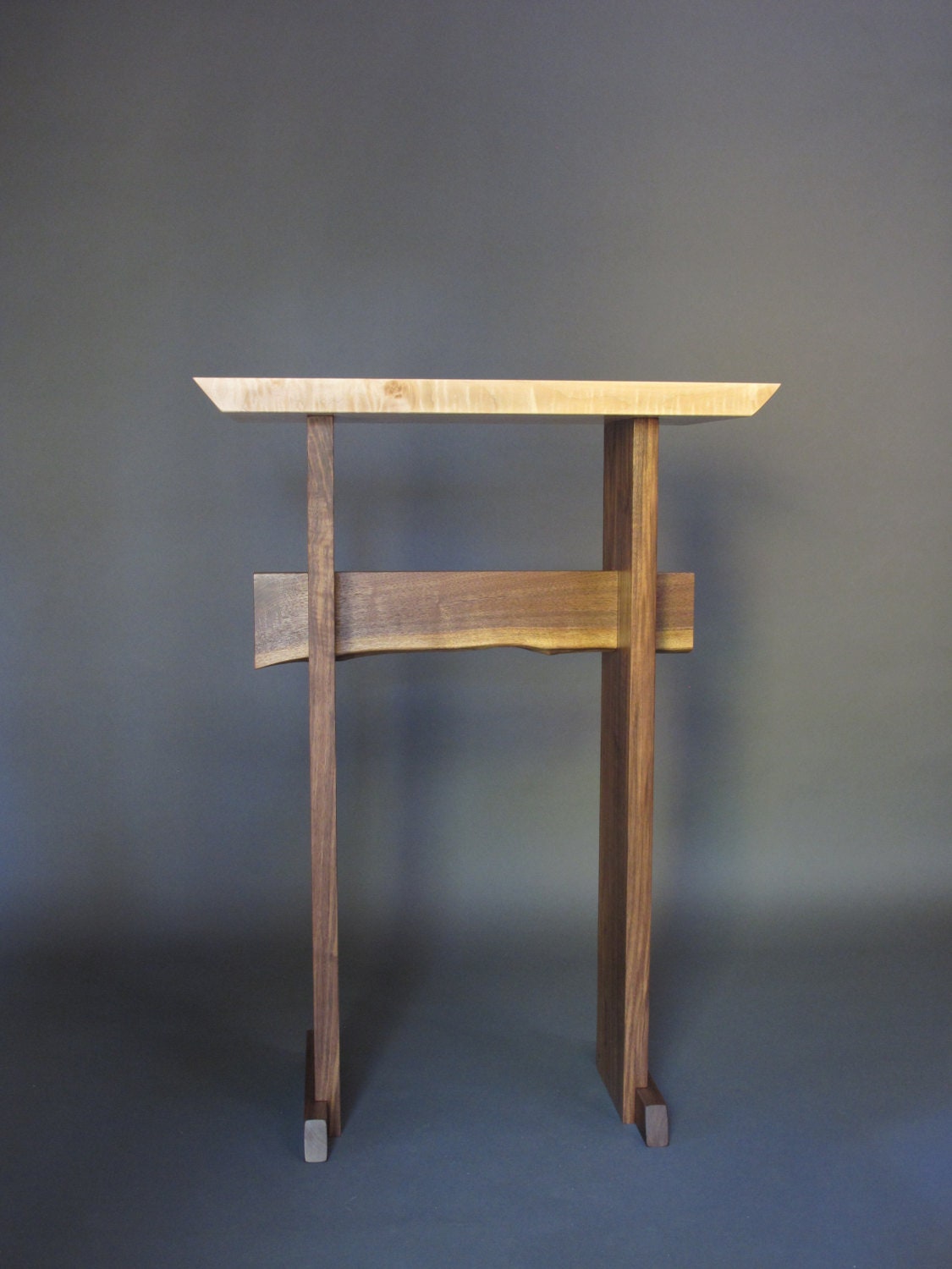 stand Up Desk Bureau d'écriture en Bois Moderne, Grand Bureau Pour Se Tenir Debout, avec Civière Liv