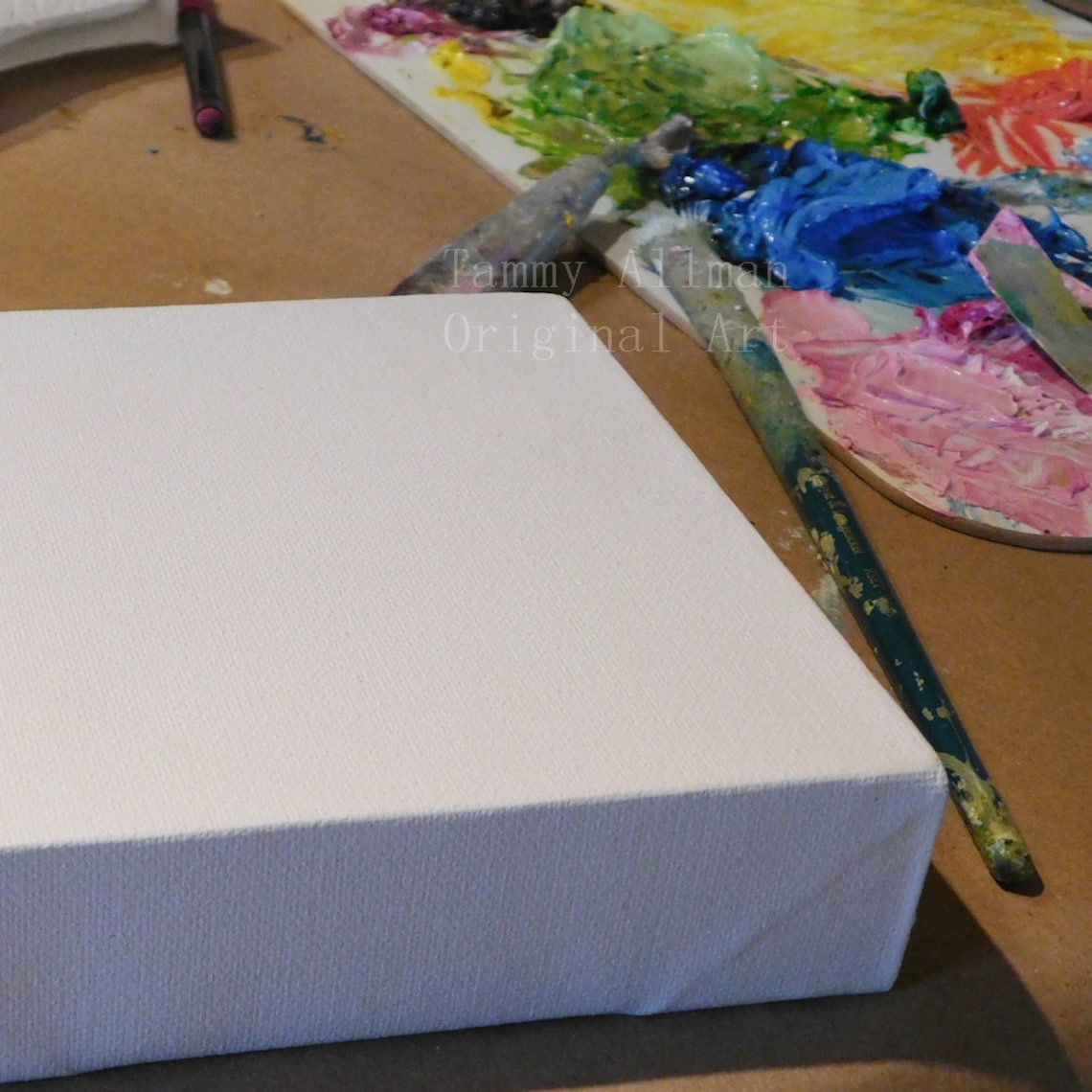 Custom Bright Tulip Oil Painting Impasto Painting  Tulip 5 � �����������