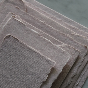Carta di cotone fatta a mano ROSE da 300 g/m², 4,25 x 6 pollici