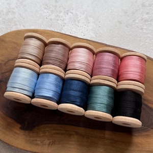 NOUVEAU ruban de soie 1/4" - Bord fini