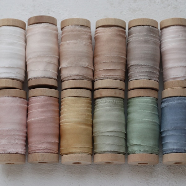 SALE - 10 YARD Rolls - Original Silk Hand Dyed (25% off original price)