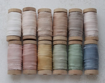 SALE - 10 YARD Rolls - Original Silk Hand Dyed (25% off original price)