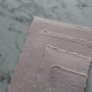 Carta di cotone fatta a mano ROSE da 300 g/m², 5x7"