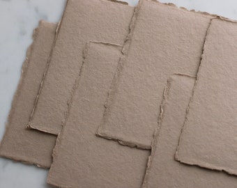 300GSM SAND DUNES 5x7" Handmade Cotton Rag Paper