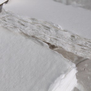 Papier de chiffon en coton fait main, 300 g/m² 4,25 x 6 po.
