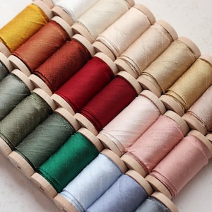 SALE 5 cm Seide Dupionseide Schrägband 20% günstiger