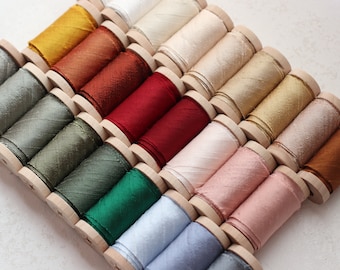 SALE 2" Silk Dupioni Bias Cut Ribbon (20% off)
