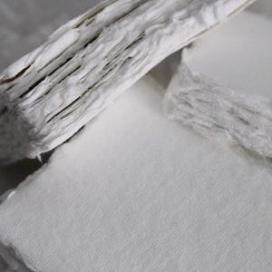 Carta di cotone fatta a mano da 300 g/m², 5x7"