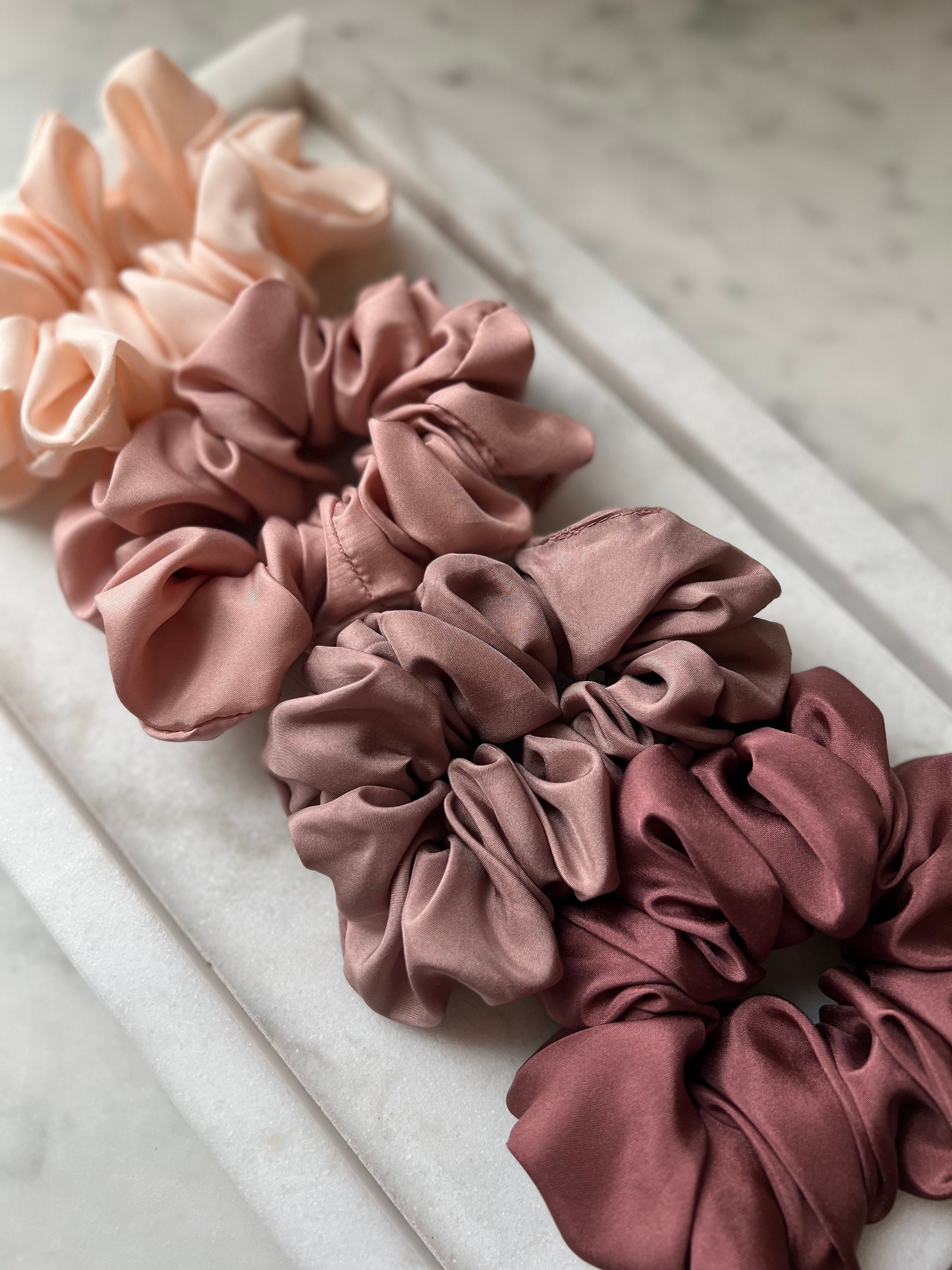 SILK SCRUNCHIES Original Silk - Hand-dyed - Etsy