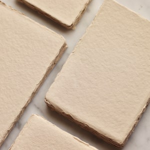 Carta di cotone fatta a mano WHEAT 300GSM 5x7"
