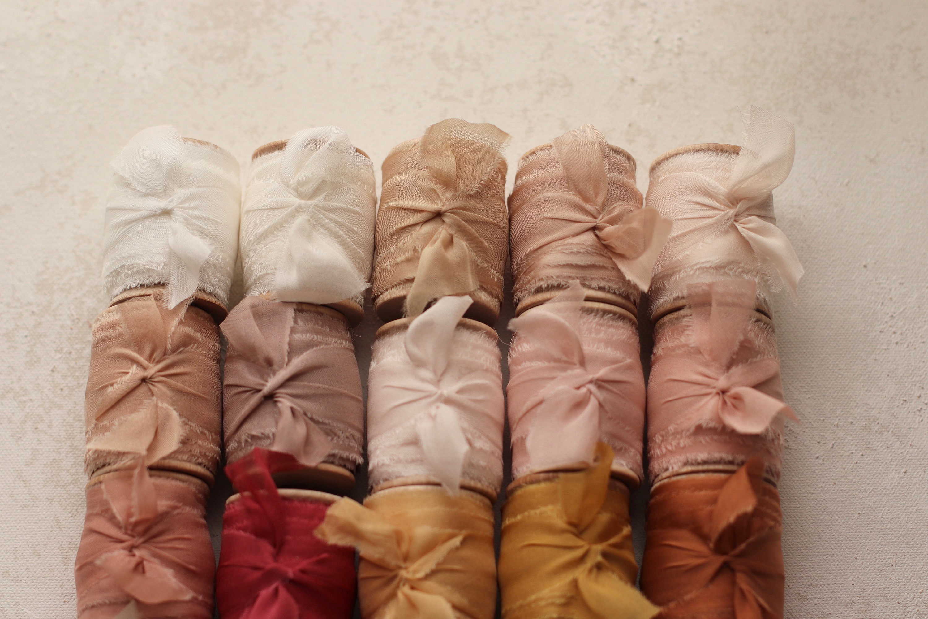 Number 10 Ribbon SALE - 10 Yard Rolls - SILK CHIFFON Hand Dyed Ribbon (20% off Original ...