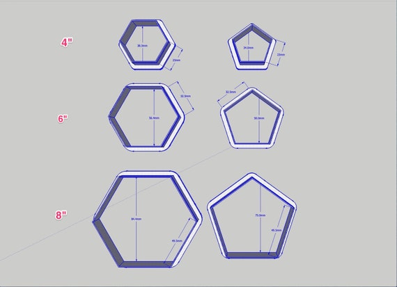 soccer ball pattern cutters available in several size etsy soccer ball cookies template