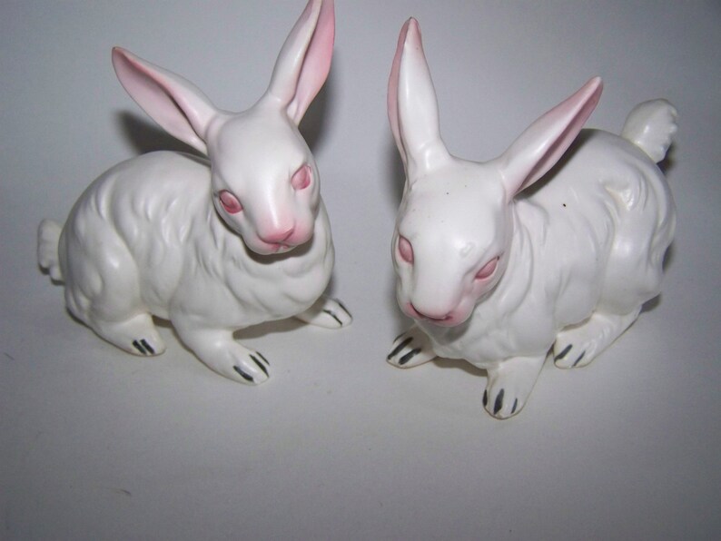 NAPCOWARE Rabbit Figurines Japan Rabbits Napcoware Bunnies Etsy