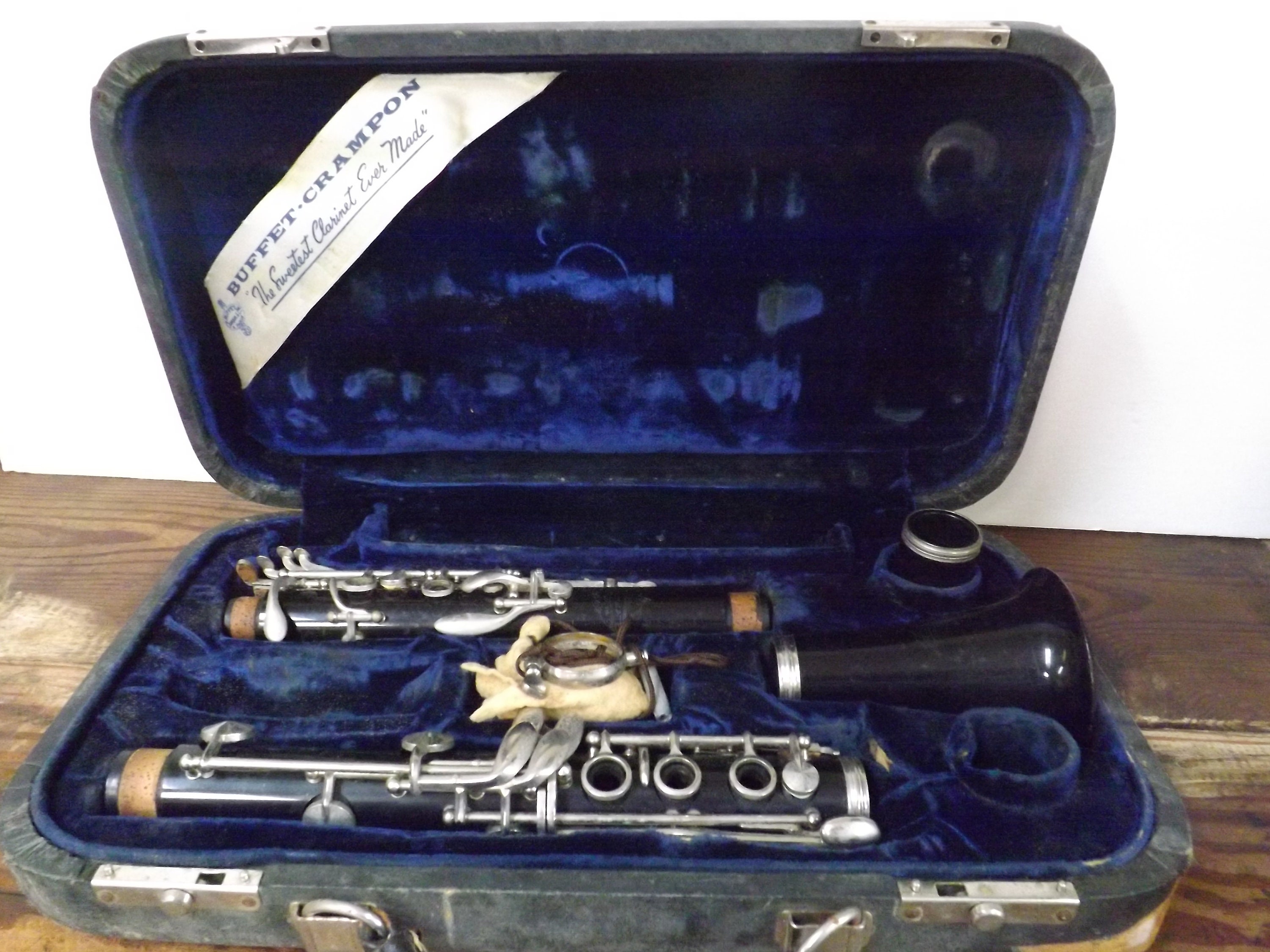 buffet crampon bass clarinet serial numbers