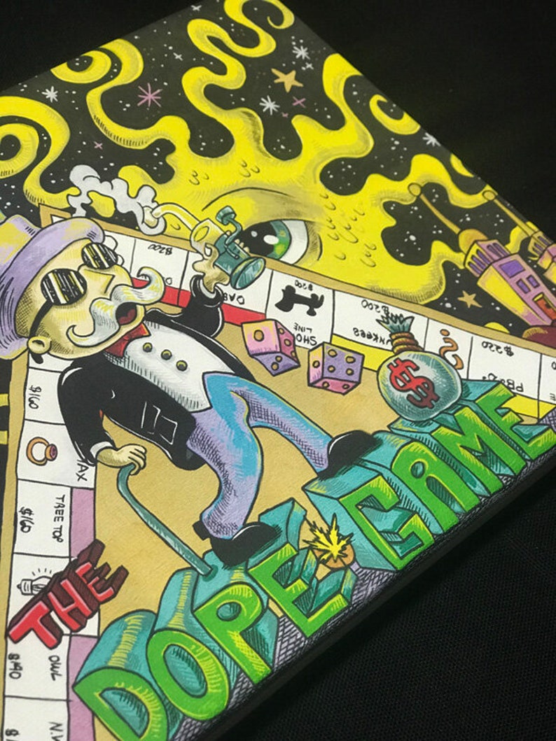 Dope Game Unique Art High Quality Canvas Print Etsy