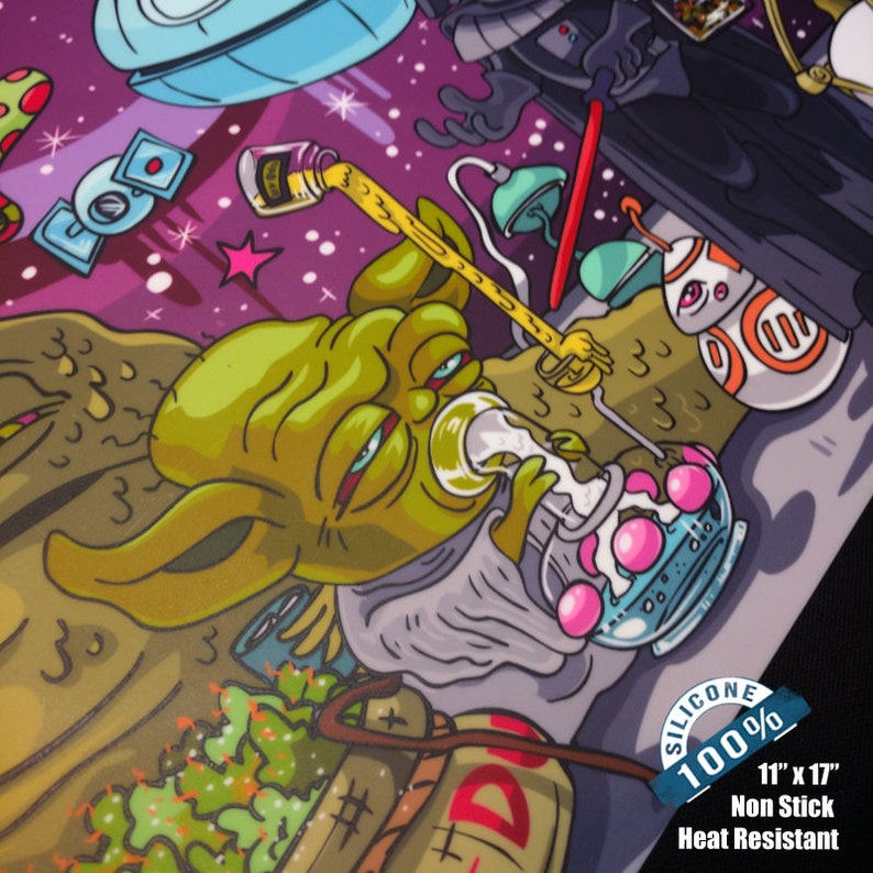 Dab Wars Silicone Dab Mat Etsy