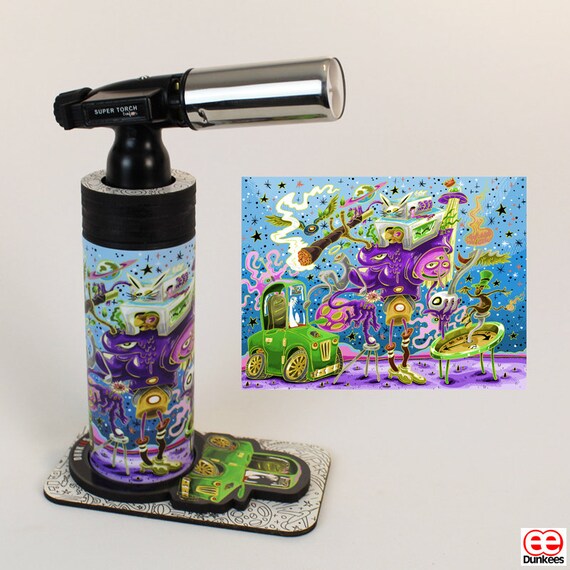 Einzigartige Dab Butane Fackel Mit 3d Basis Von Dunkees Fake Etsy