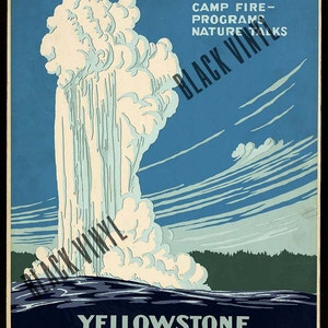 National Park Poster Set Vintage Prints Yosemite Print Grand Canyon Yellowstone National Park Zion National Park Wall Prints Travel image 5