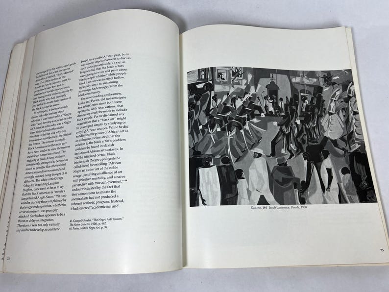 Collectible Vintage Art Book Two Centuries of Black American Art African American Books Black History Books image 8