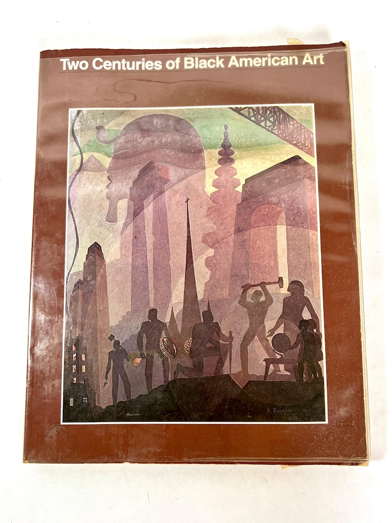 Collectible Vintage Art Book Two Centuries of Black American Art African American Books Black History Books