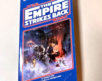 1980 First Edition Vintage Star Wars Empire Strikes Back Vintage Paperback Book Collectible Books Star Wars Gift Fantasy Fiction Book Sci Fi