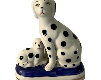 Antique Porcelain Dalmatian Miniature