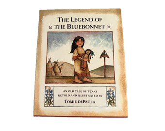 Signed Legend Of The Bluebonnet Tomie DePaola 1983 First Edition
