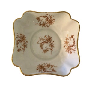 Gold White Limoges Bowl, Vintage Limoges Bowl, Gilt Bowl, Porcelain Bowl