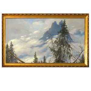 Landscape Paintings for Frame TV, Cloud Art for Samsung Frame TV, sunset art for Samsung Frame TV