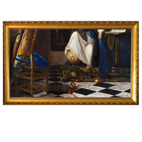 Old Masters Paintings for Frame TV, Vermeer Art for Samsung Frame TV, Allegory of the Catholic Faith