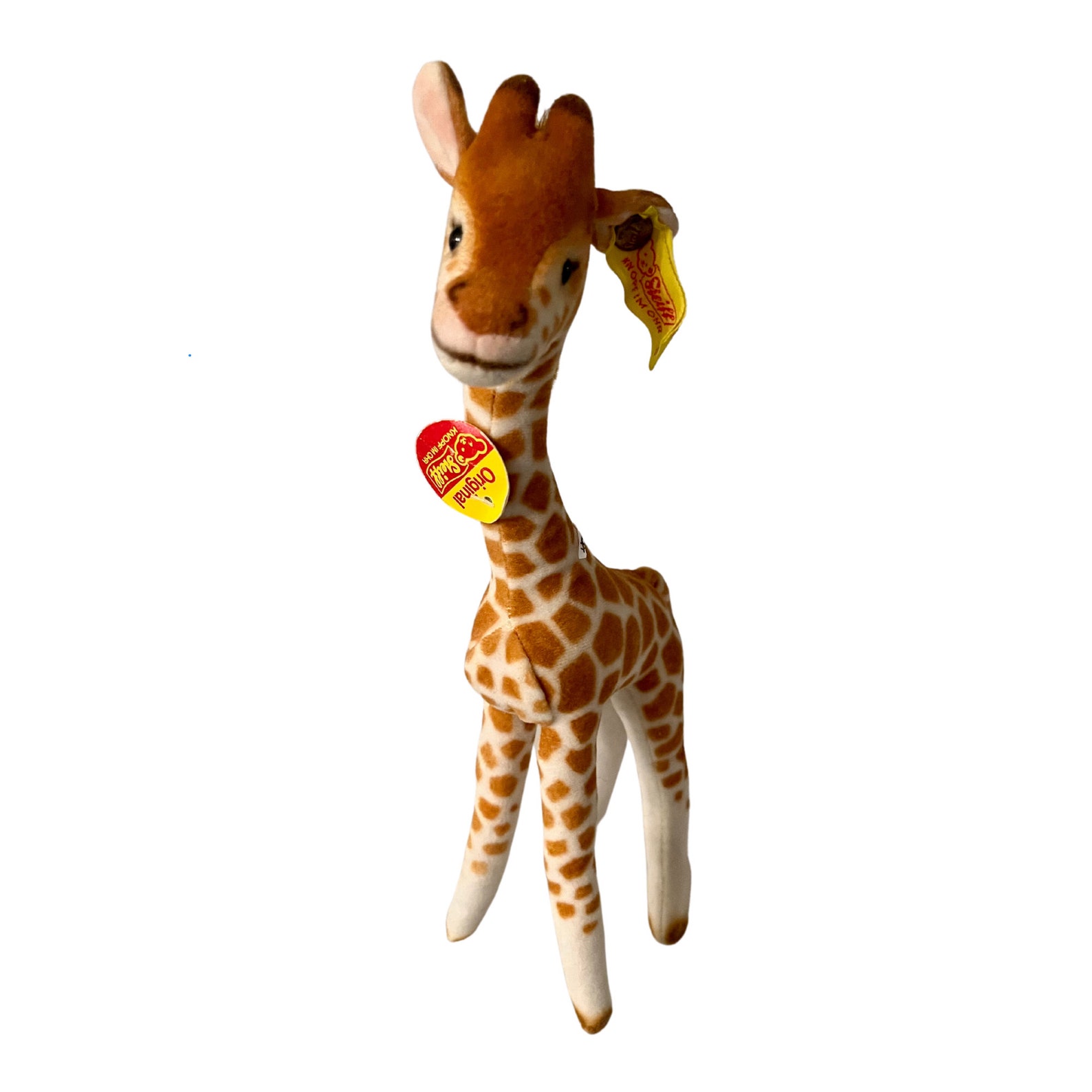 Vintage Steiff Giraffe with Original Tags and Button on Ear, Made in Germany