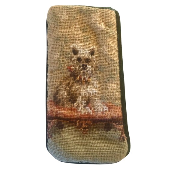Westie Lover Needlepoint Glasses Case, Dog Sunglasses… Gem