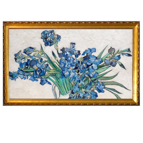 Van Gogh Paintings for Frame TV Irises for Samsung Frame TV - Etsy