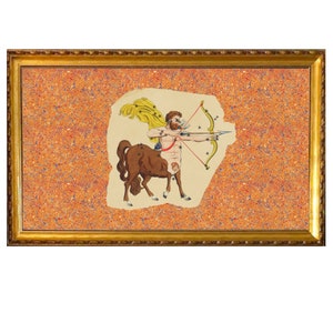 Ancient Greek Art for Samsung Frame TV, Sidney Hall’s (1831) astronomical chart illustration of Sagittarius and Corona Australis