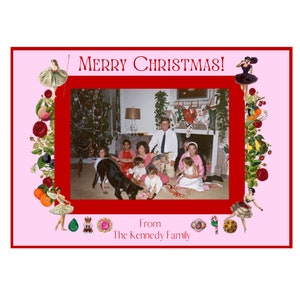 Editable Nutcracker Christmas Card, Edit Sugarplum Xmas Photo via Canva, Custom Text Fillable Holiday Card
