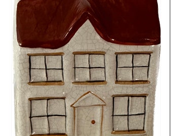 Vintage Staffordshire Cottage Bank Very Old