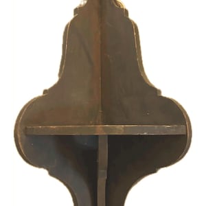 Rustic Corner Wood Wall Shelf