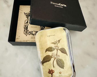 Vintage Starbucks Coffee Botanical Paperweight FermaCarta England Boxed