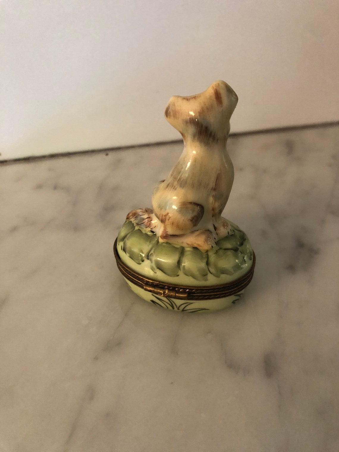 Limoges Dog Box Limoges Terrier Box Dog Trinket Box Etsy