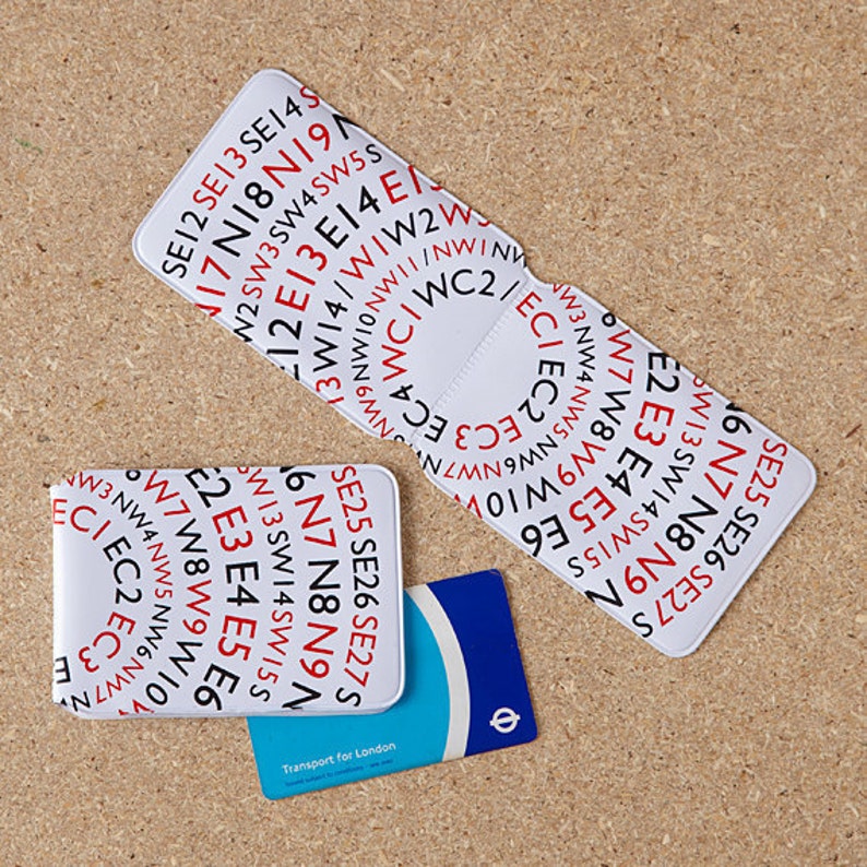 Postcode Lottery Oyster Card Holder / London Oyster Card Etsy