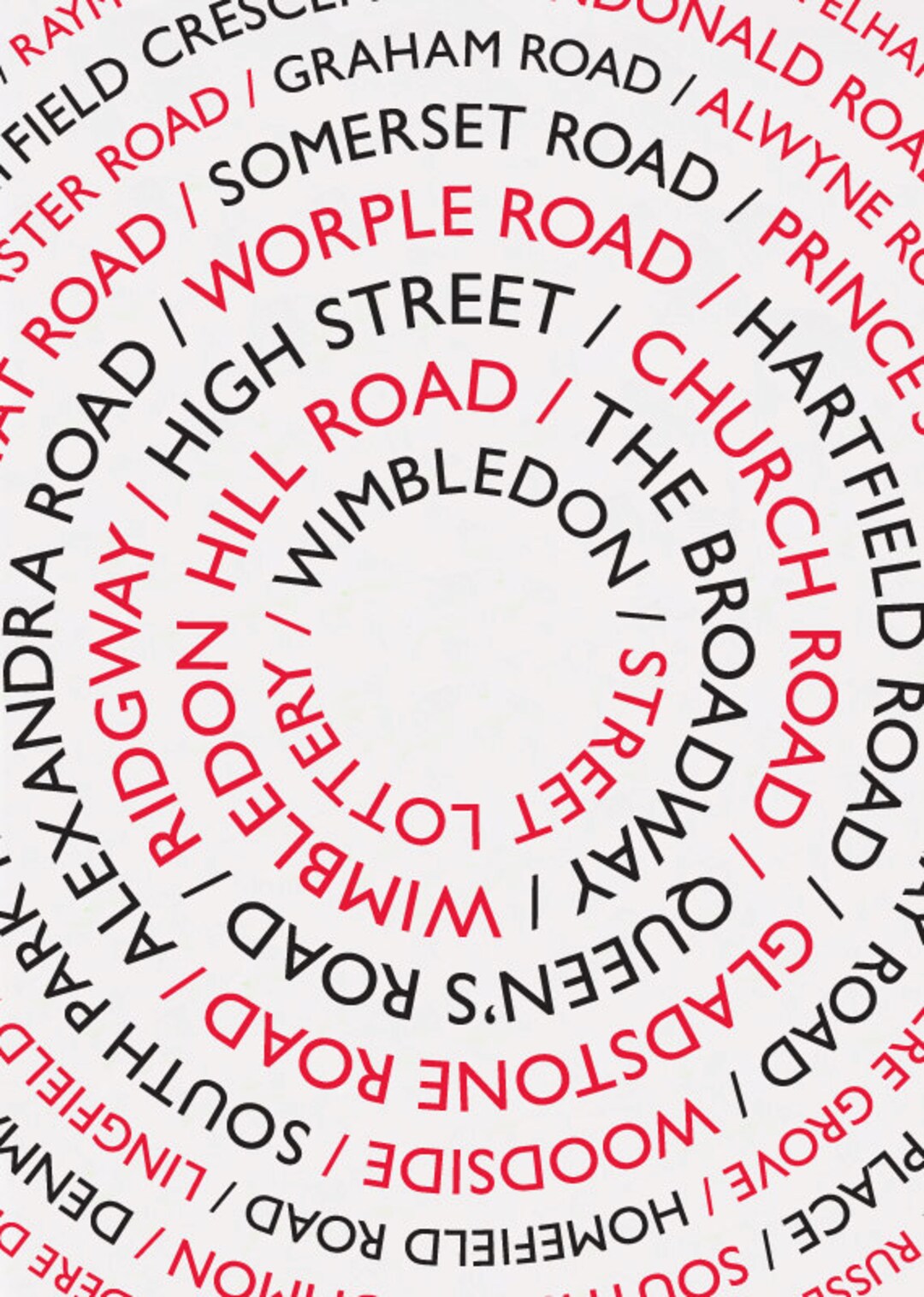 Wimbledon Street Lottery / Wimbledon Print Wimbledon Poster Etsy