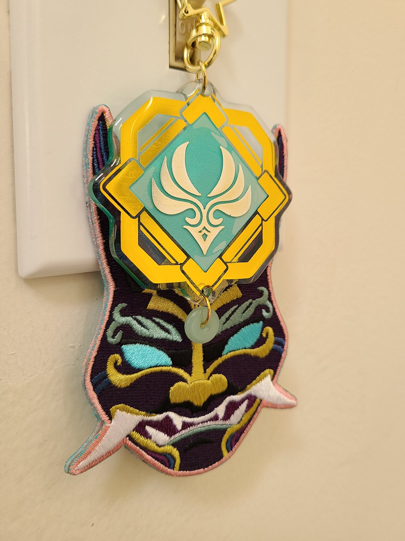 Xiao Vision Keychain Set Anemo Genshin Impact Venti Kazuha Etsy