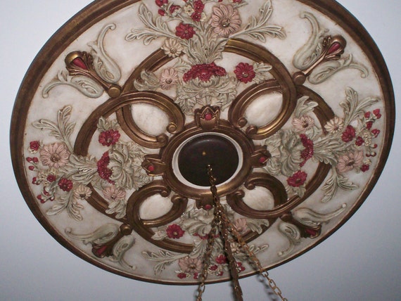 Ceiling Medallion 30 Custom Ceiling Medallion Hand Etsy