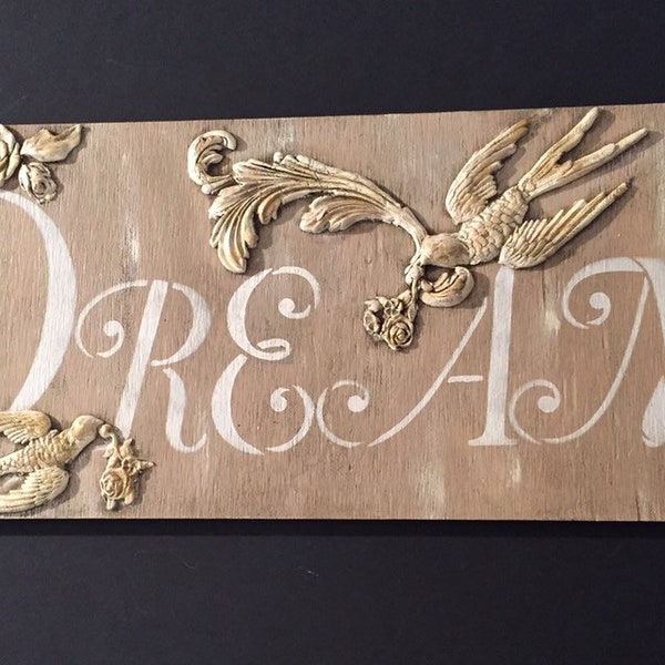 Shabby Chic Wall Art Etsy